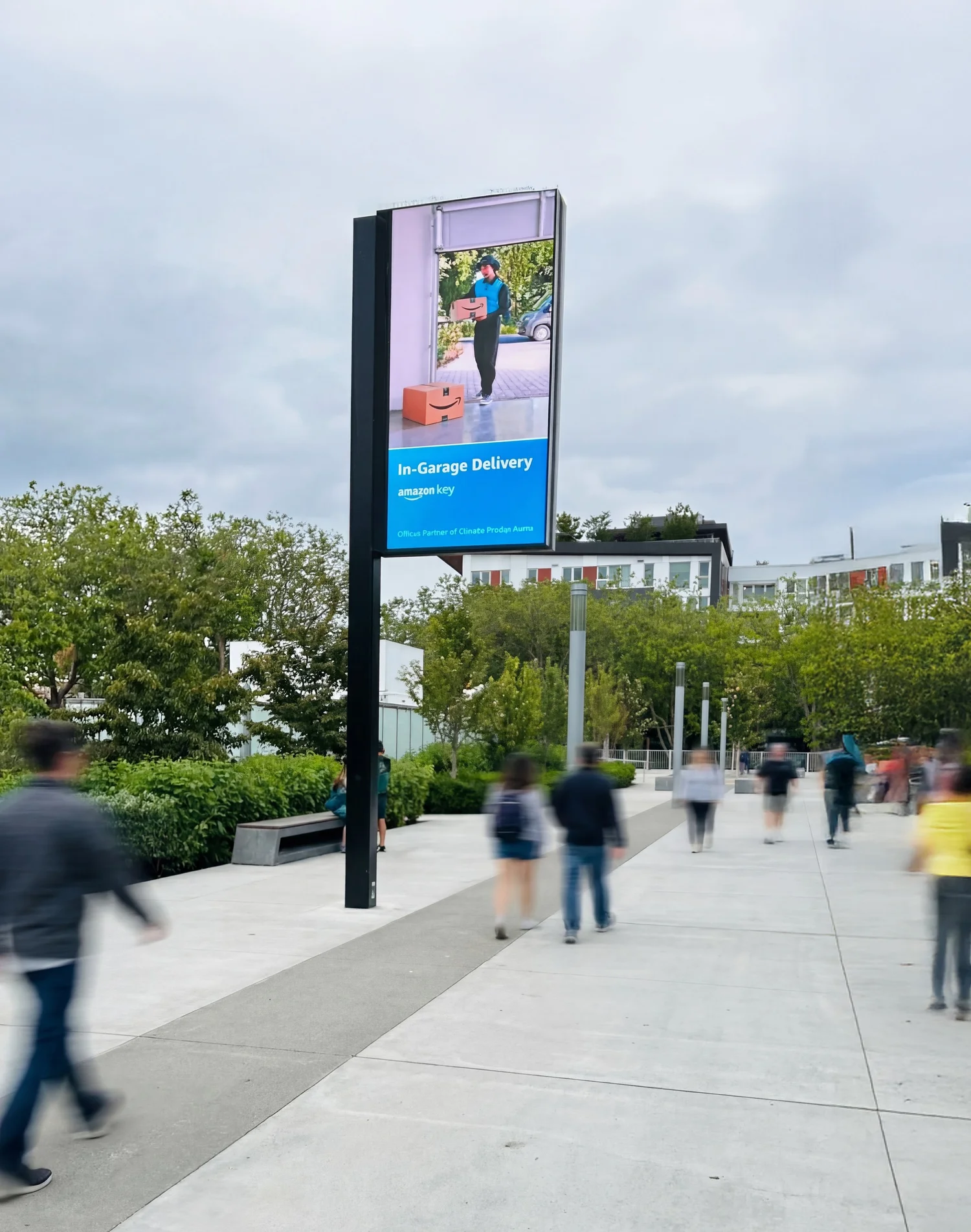 Amazon Key placement at Seattle Center.