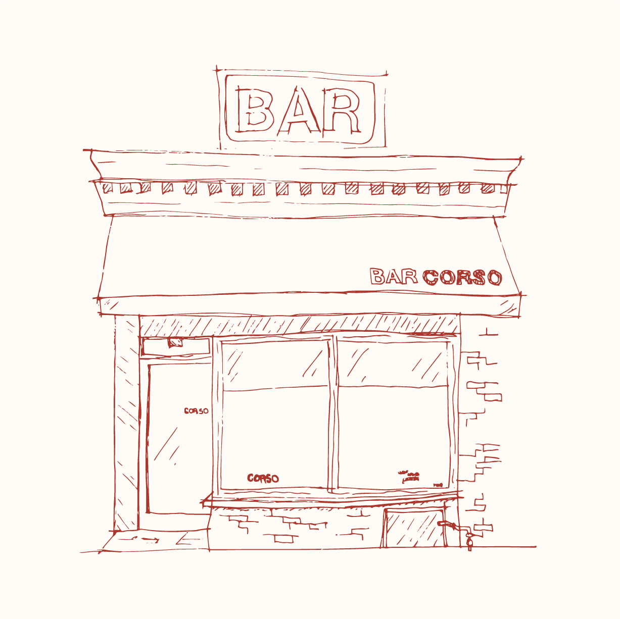 Bar Corso illustration.