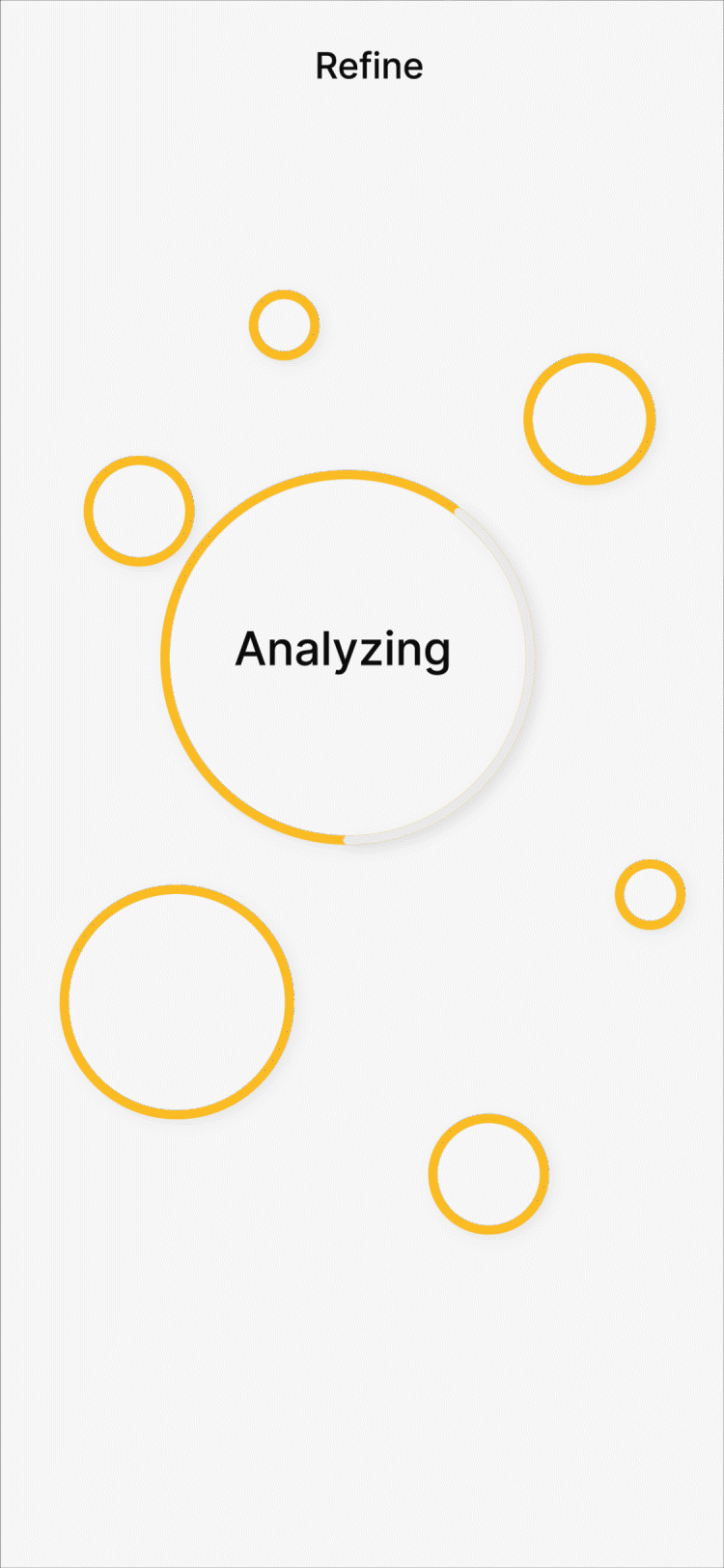 Animated mockup of the Kodak Analyze feature.